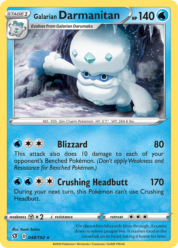 Galarian Darmanitan - Rebel Clash SET-48