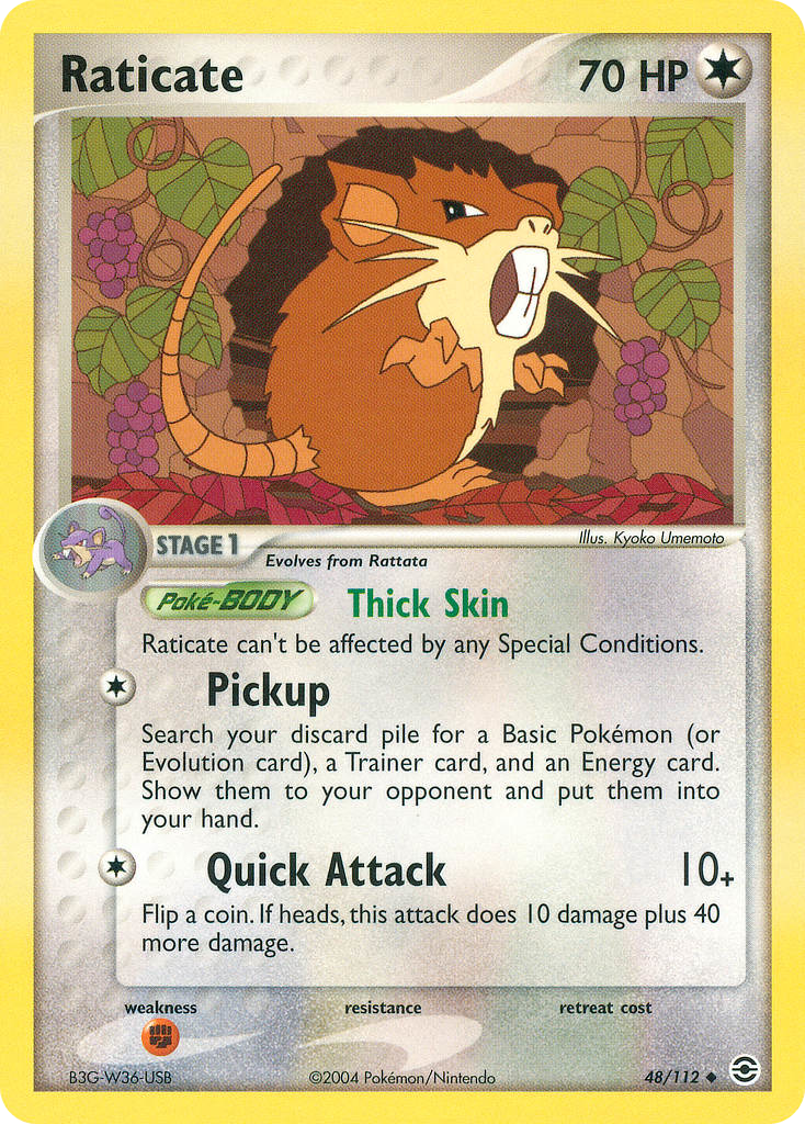 Raticate - FireRed & LeafGreen SET-48