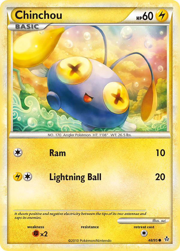 Chinchou - HS Unleashed SET-48