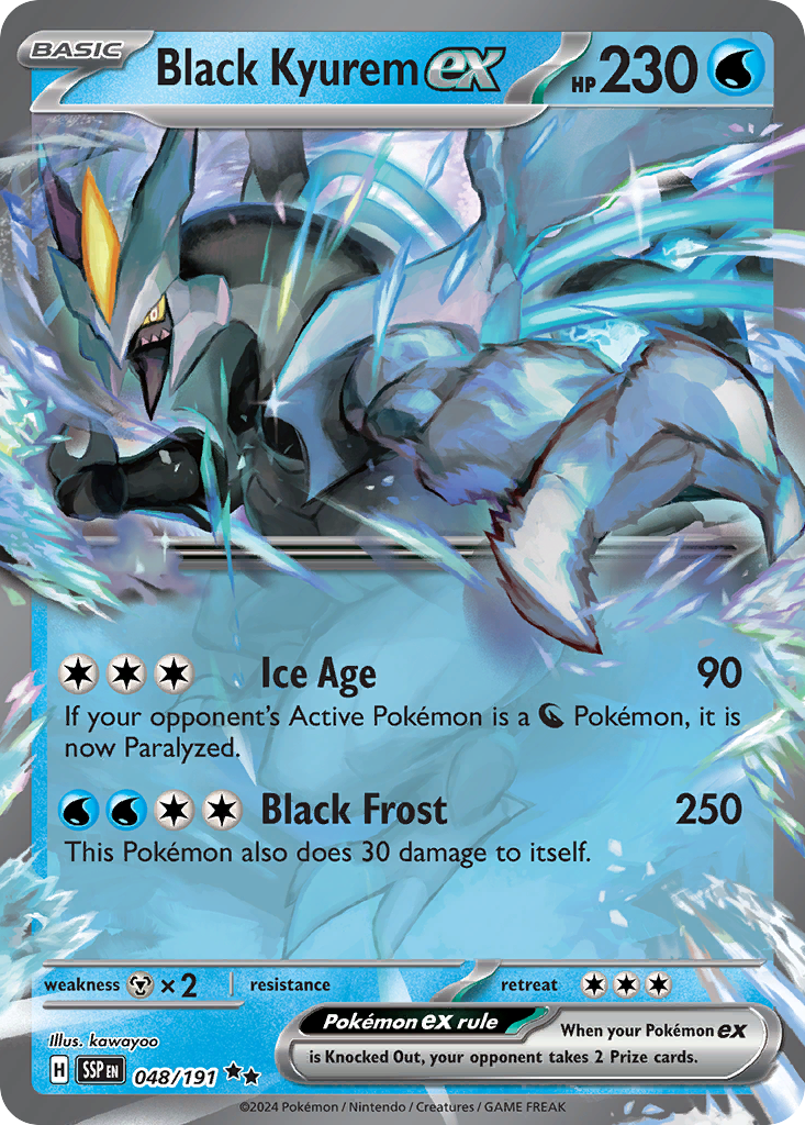 Black Kyurem EX - Surging Sparks SET-48