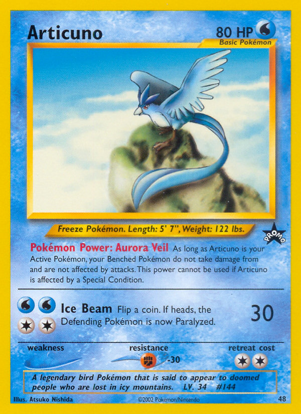 Articuno - Wizards Black Star Promos SET-48