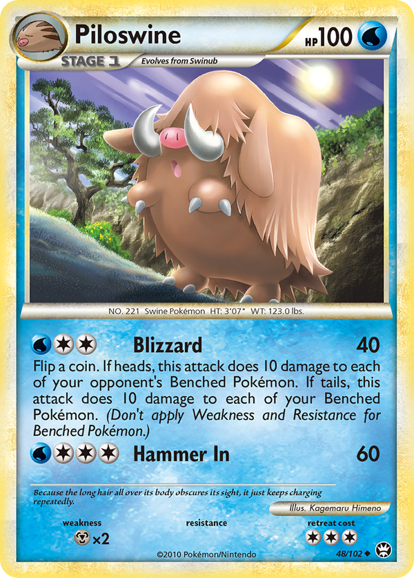 Piloswine - HS Triumphant SET-48