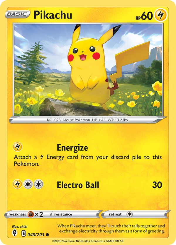 Pikachu - Evolving Skies SET-49