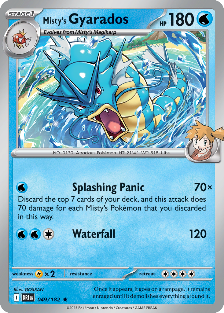 Misty's Gyarados - Destined Rivals SET-49