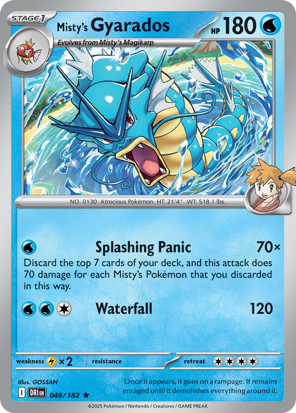 Misty's Gyarados - Destined Rivals SET-49