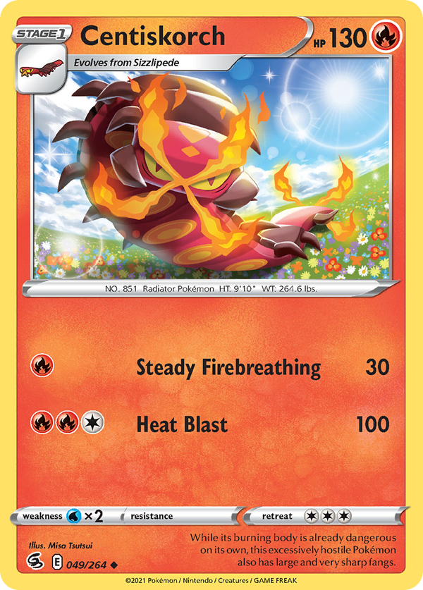 Centiskorch - Fusion Strike SET-49