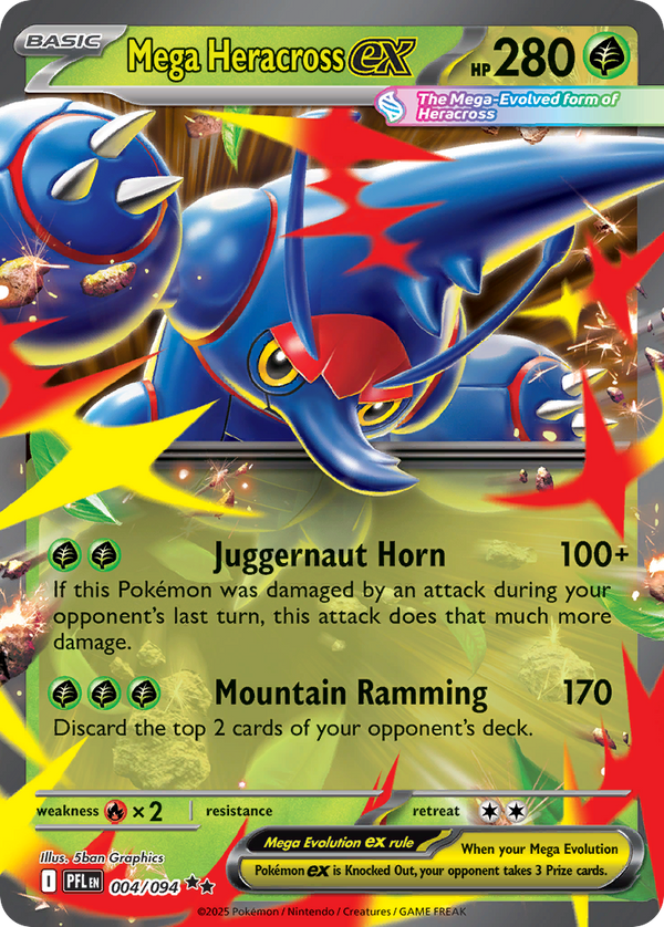 Mega Heracross ex - Phantasmal Flames SET-4