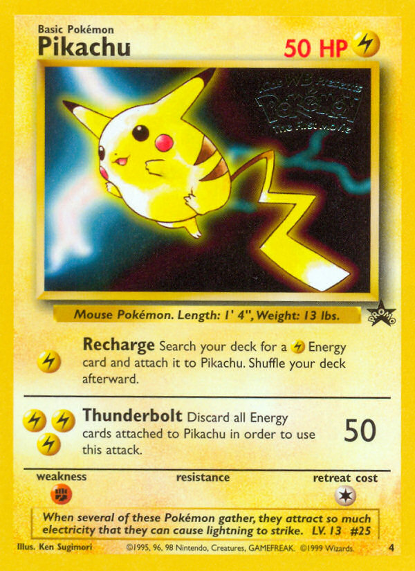 Pikachu - Wizards Black Star Promos SET-4