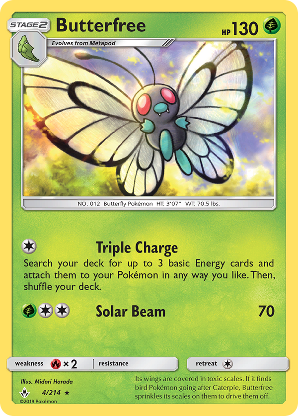 Butterfree - Unbroken Bonds SET-4