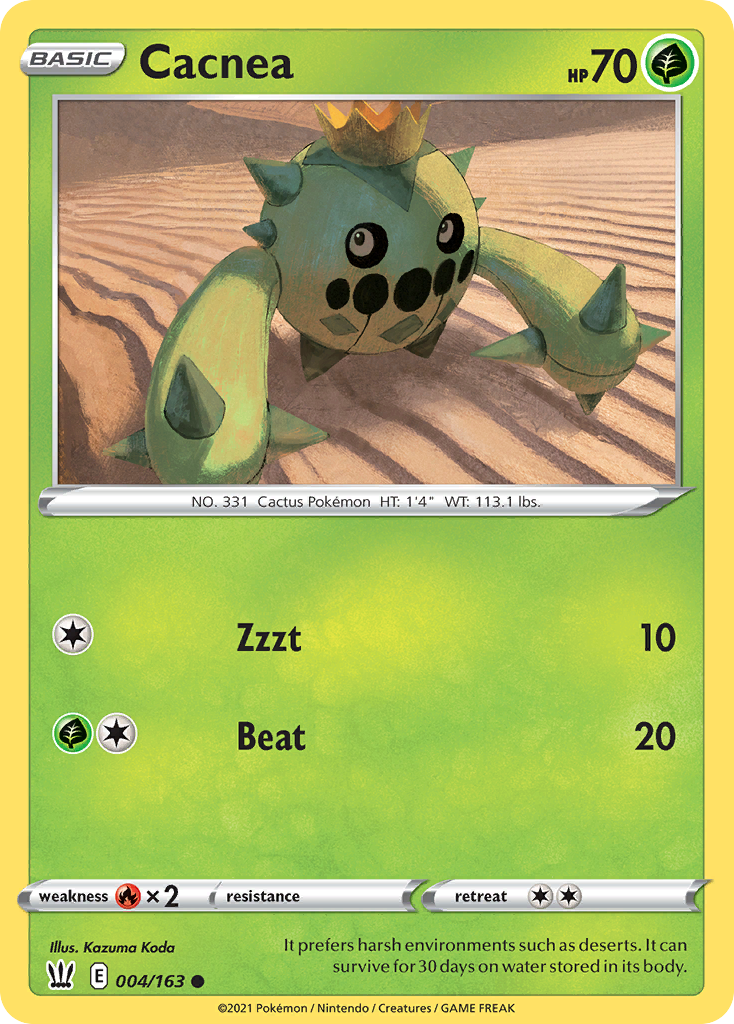 Cacnea - Battle Styles SET-4
