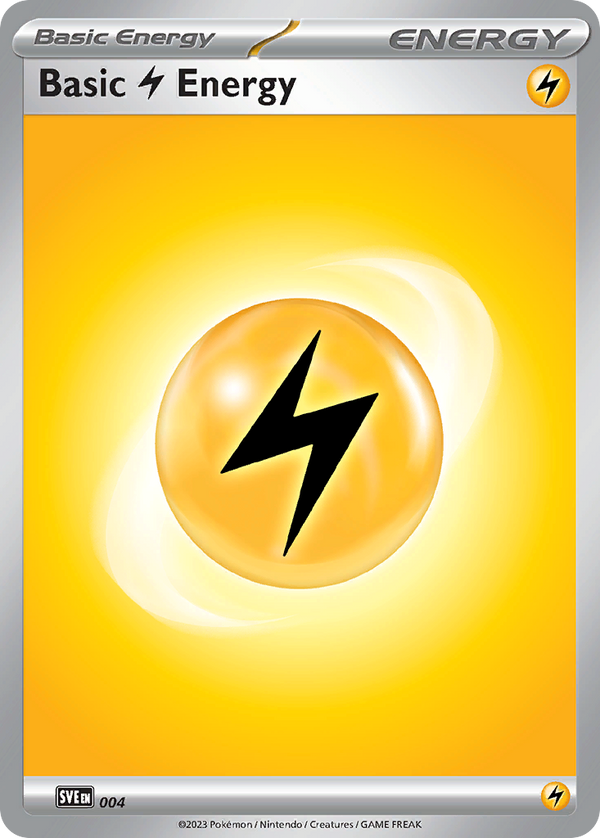 Basic Lightning Energy - Scarlet & Violet Energies SET-4