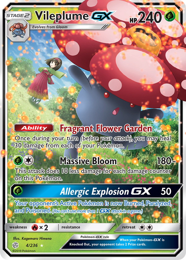Vileplume-GX - Cosmic Eclipse SET-4