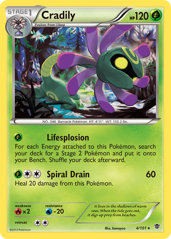 Cradily - Plasma Blast SET-4