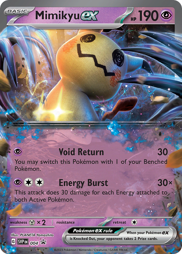Mimikyu EX - Scarlet & Violet Black Star Promos SET-4