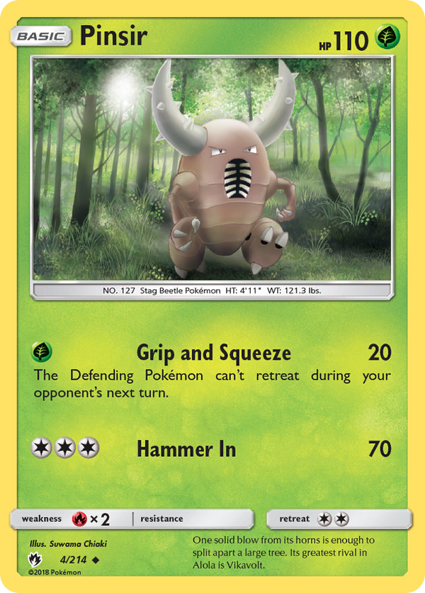 Pinsir - Lost Thunder SET-4