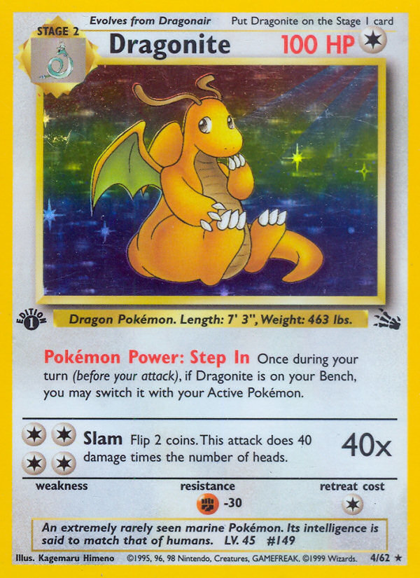 Dragonite - Fossil SET-4