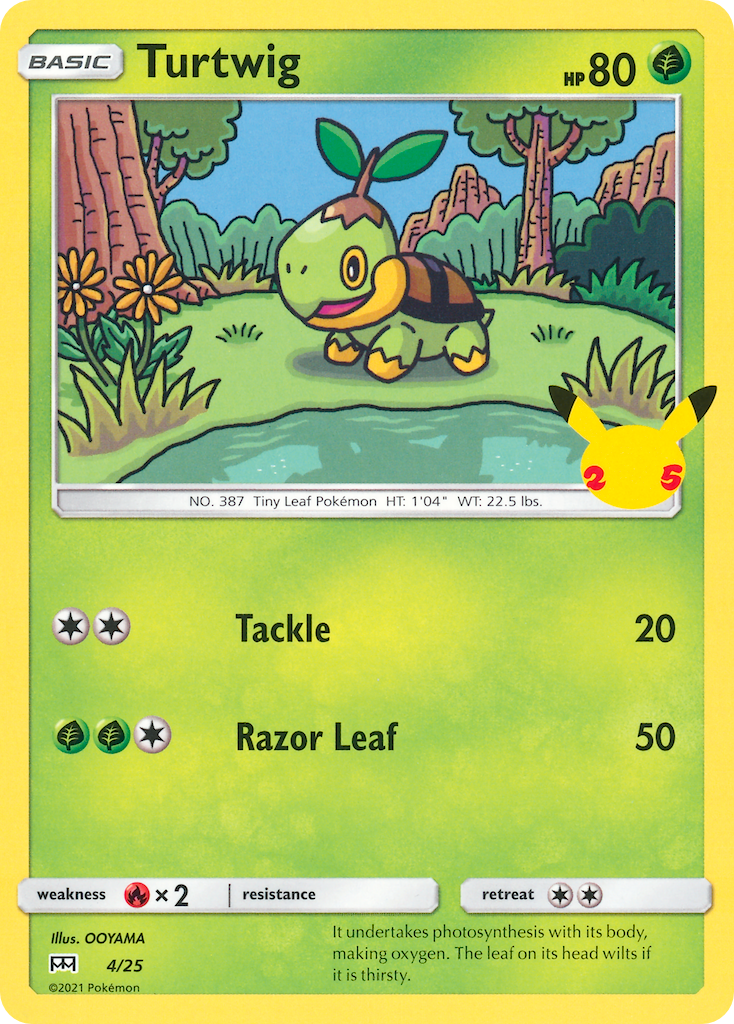Turtwig - McDonald's Collection 2021 SET-4