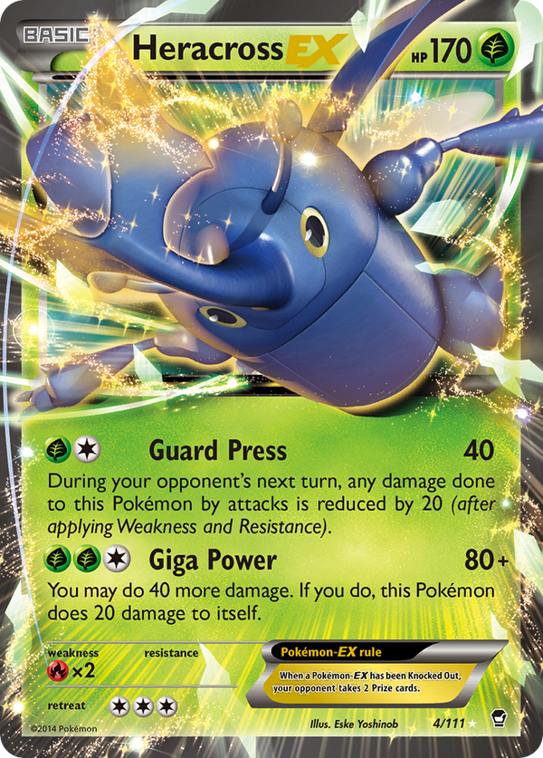 Heracross-EX - Furious Fists SET-4