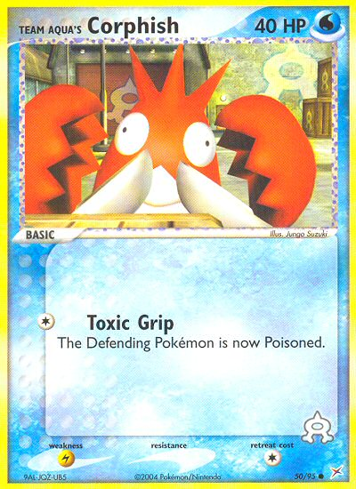 Team Aqua's Corphish - Team Magma vs Team Aqua SET-50
