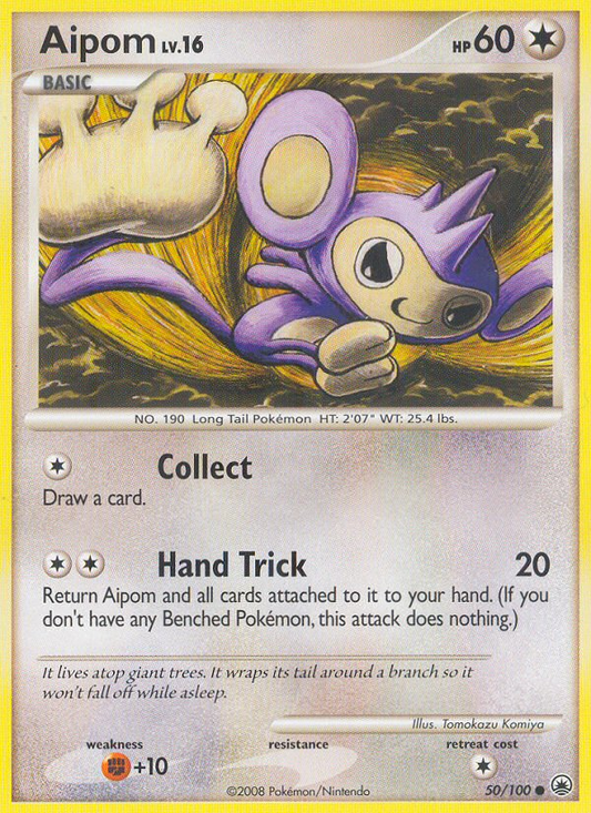 Aipom (Majestic Dawn SET) (Pokémon) (Basic) (Colorless) (HP: 60) (Common) (PKM Majestic Dawn SET-47)