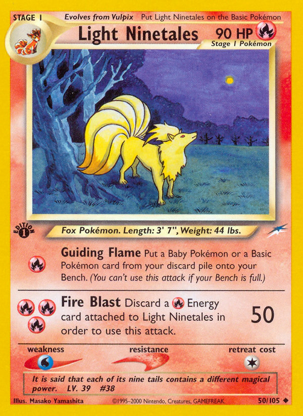 Light Ninetales - Neo Destiny SET-50