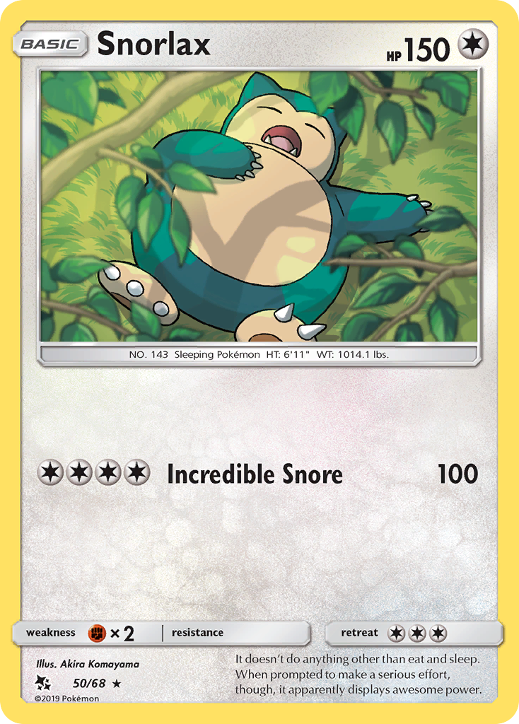 Snorlax - Hidden Fates SET-50