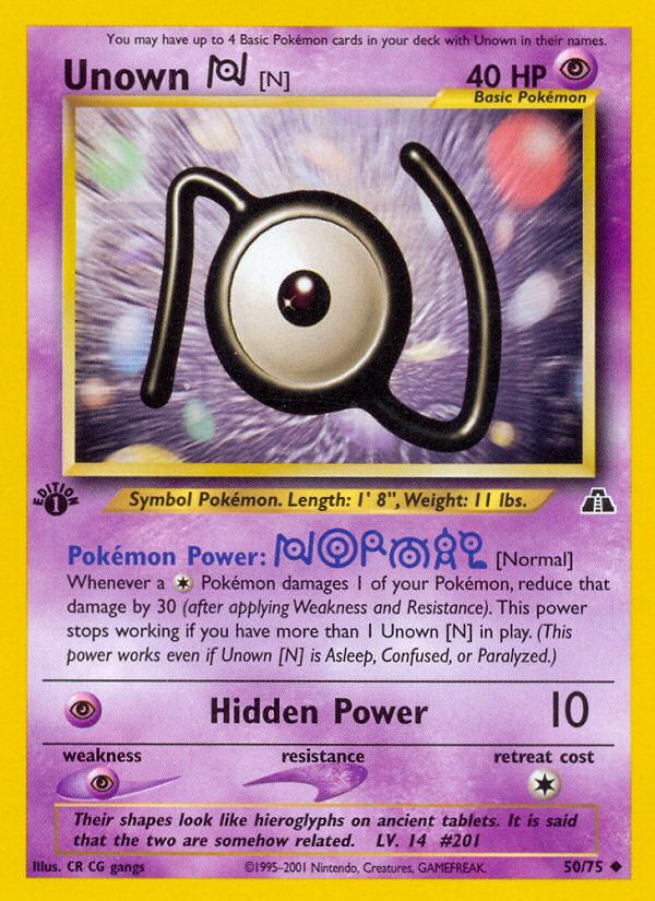 Unown [N] - Neo Discovery SET-50