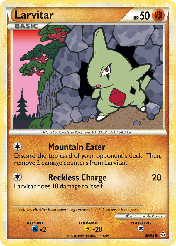 Larvitar - HS Unleashed SET-50