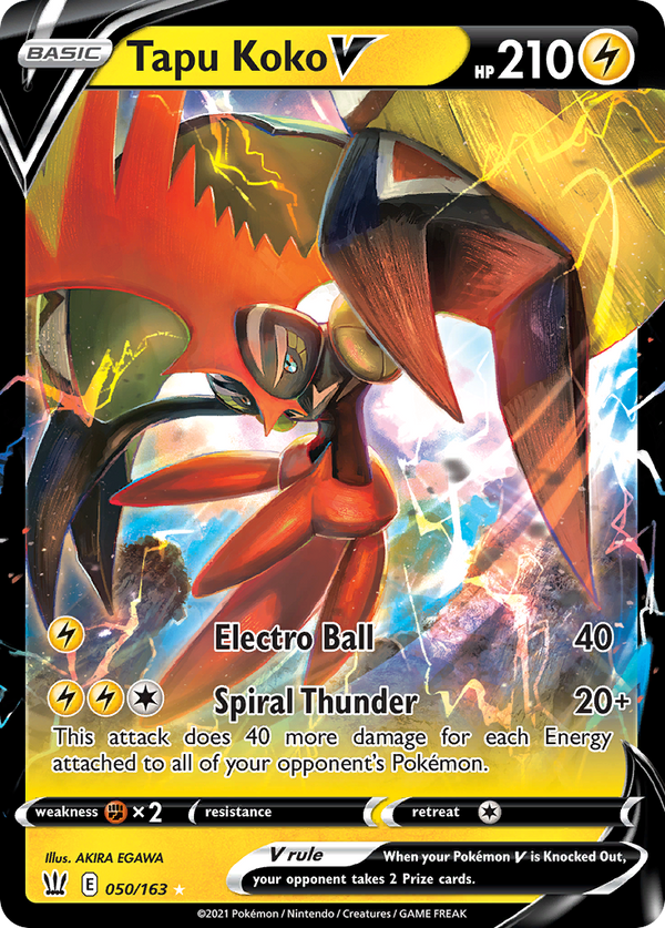 Tapu Koko V - Battle Styles SET-50