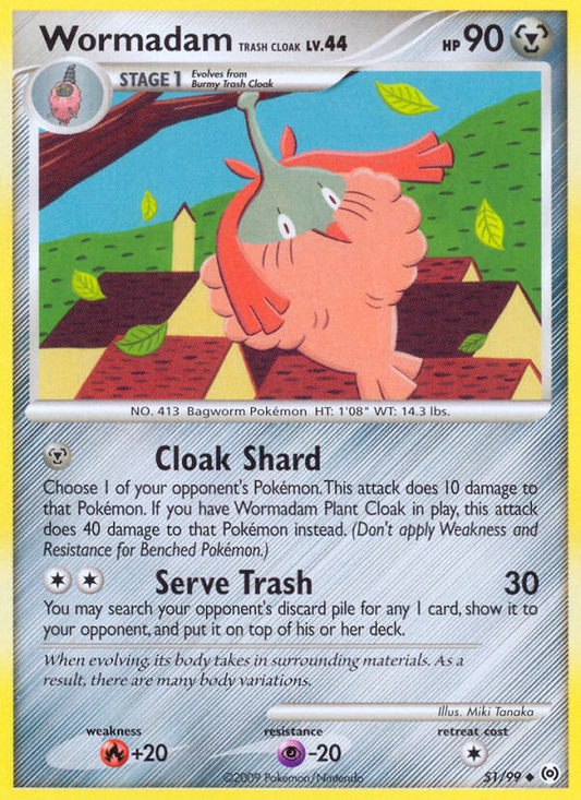 Wormadam Trash Cloak (Arceus SET) (Pokémon) (Stage 1) (Metal) (HP: 90) (Uncommon) (PKM Arceus SET-47)