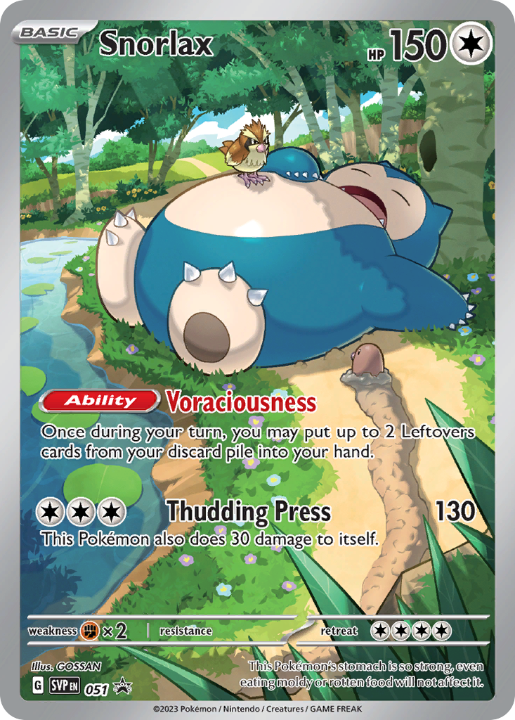 Snorlax - Scarlet & Violet Black Star Promos SET-51