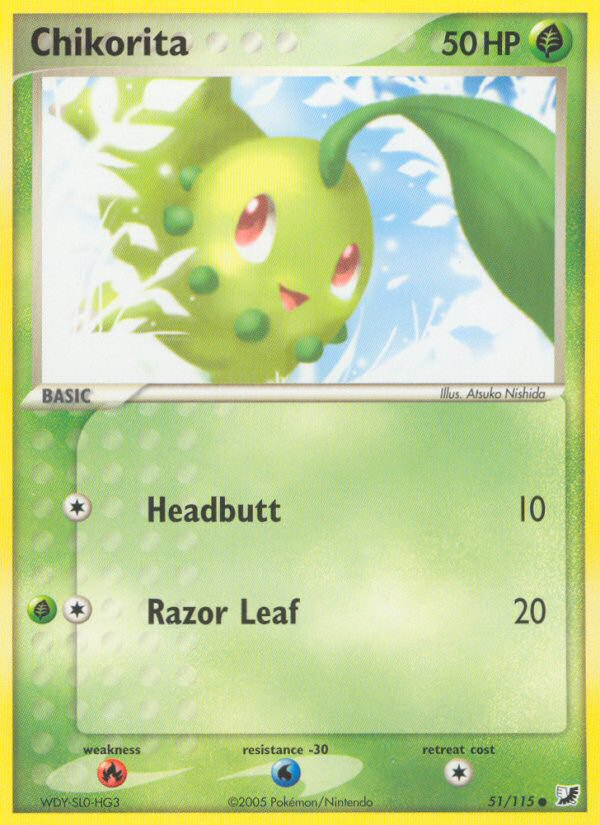 Chikorita - Unseen Forces SET-51