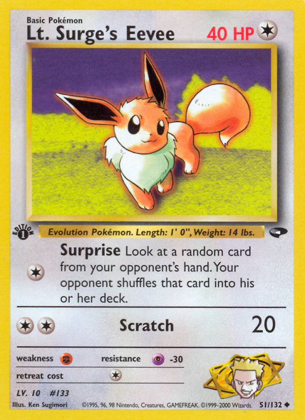 Lt. Surge's Eevee - Gym Challenge SET-51