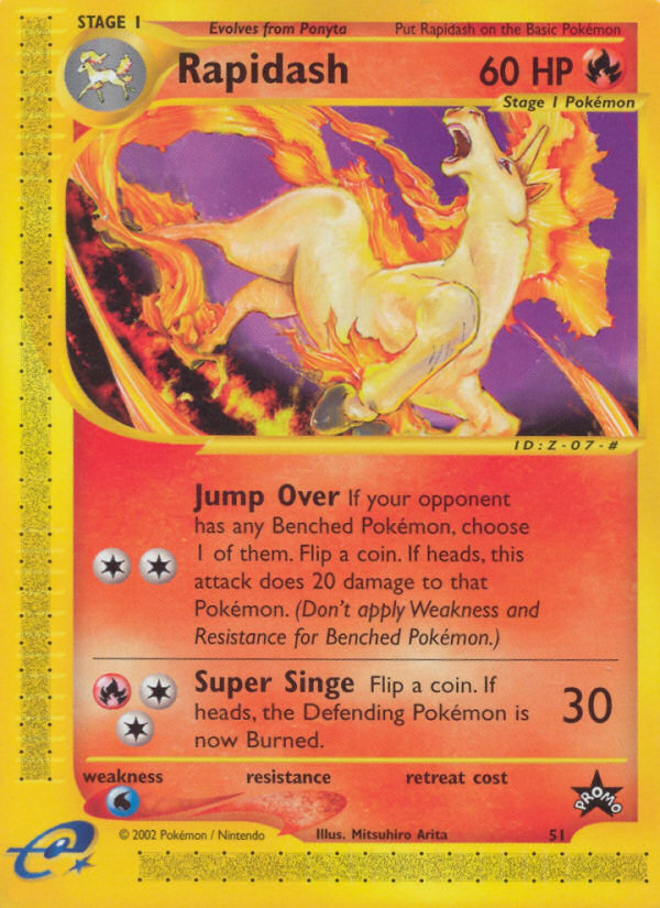 Rapidash - Wizards Black Star Promos SET-51