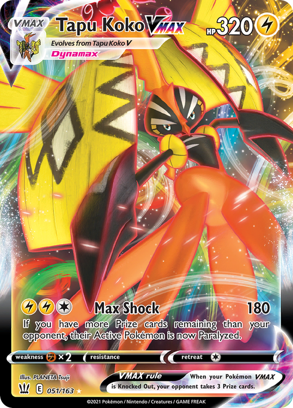 Tapu Koko VMAX - Battle Styles SET-51