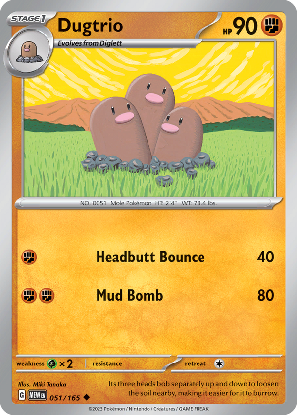 Dugtrio - 151 SET-51