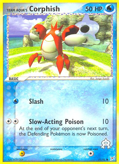 Team Aqua's Corphish - Team Magma vs Team Aqua SET-51