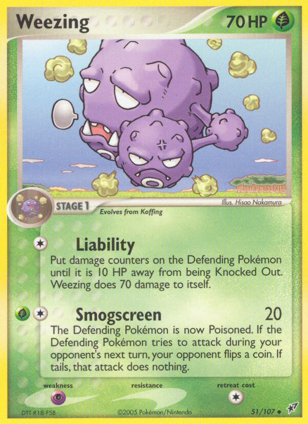 Weezing - Deoxys SET-51