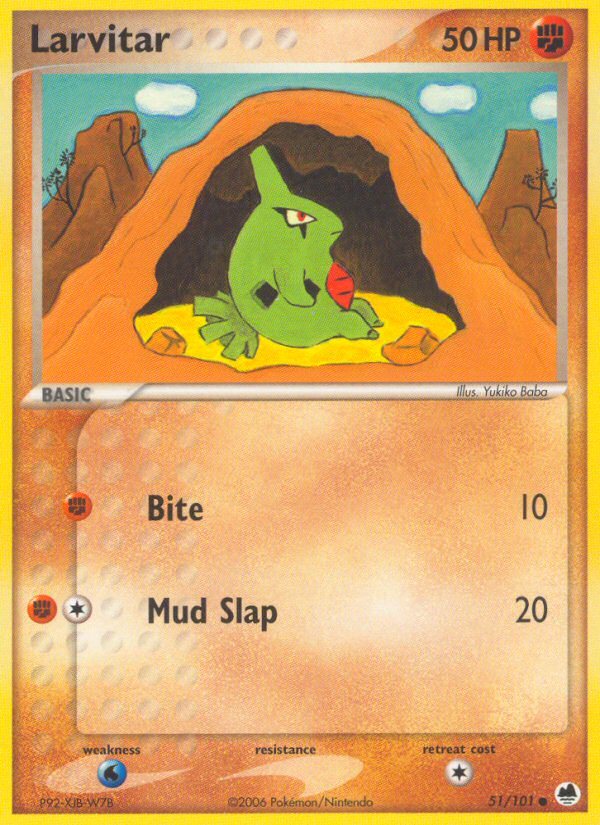 Larvitar - Dragon Frontiers SET-51