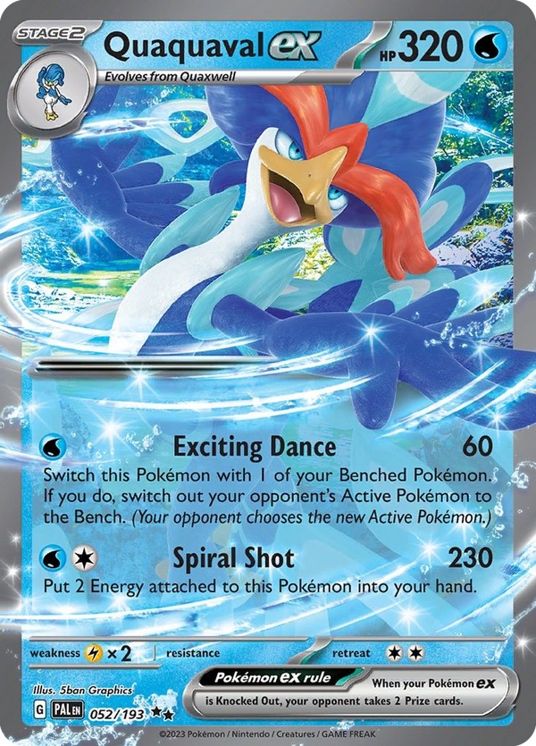 Quaquaval EX - Paldea Evolved SET-52