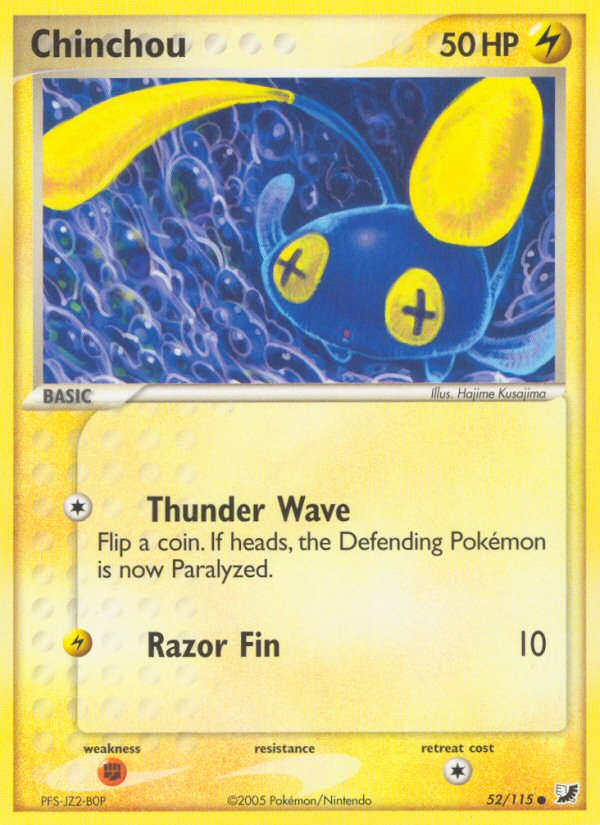 Chinchou - Unseen Forces SET-52