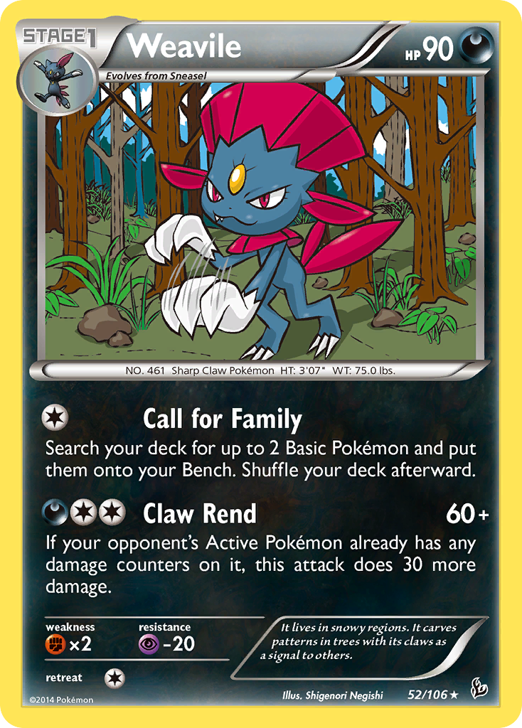 Weavile - Flashfire SET-52
