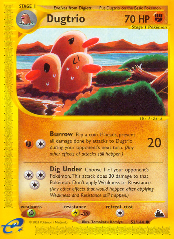 Dugtrio - Skyridge SET-52