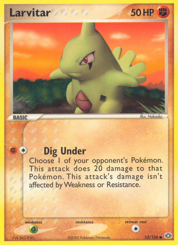 Larvitar - Emerald SET-52
