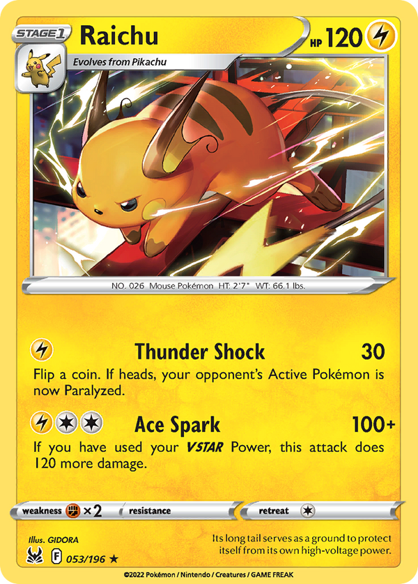 Raichu - Lost Origin SET-53