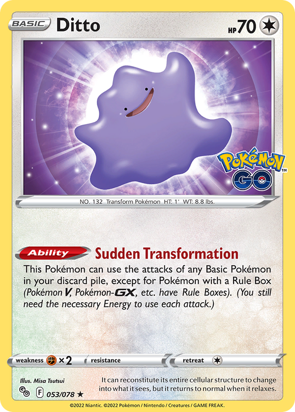 Ditto - Pokemon GO SET-53