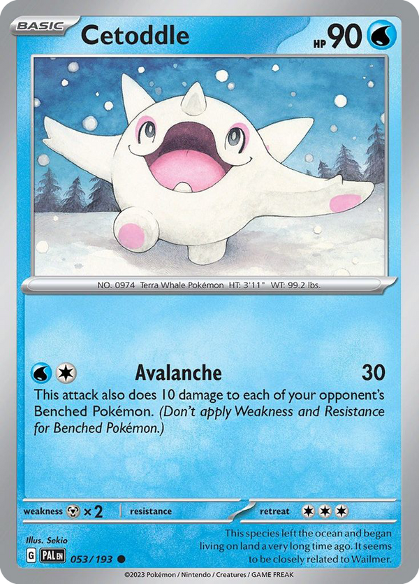 Cetoddle - Paldea Evolved SET-53