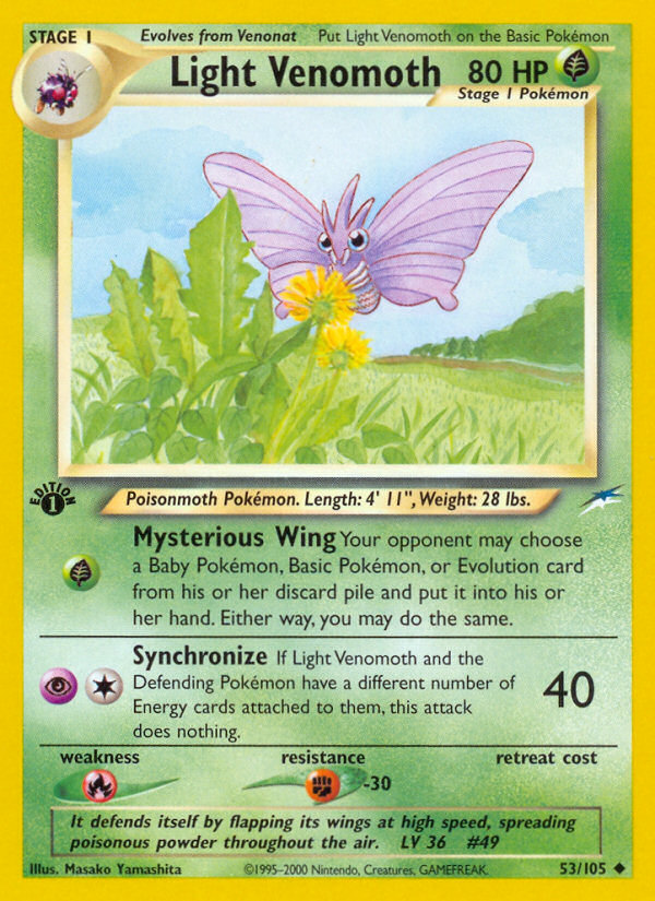 Light Venomoth - Neo Destiny SET-53