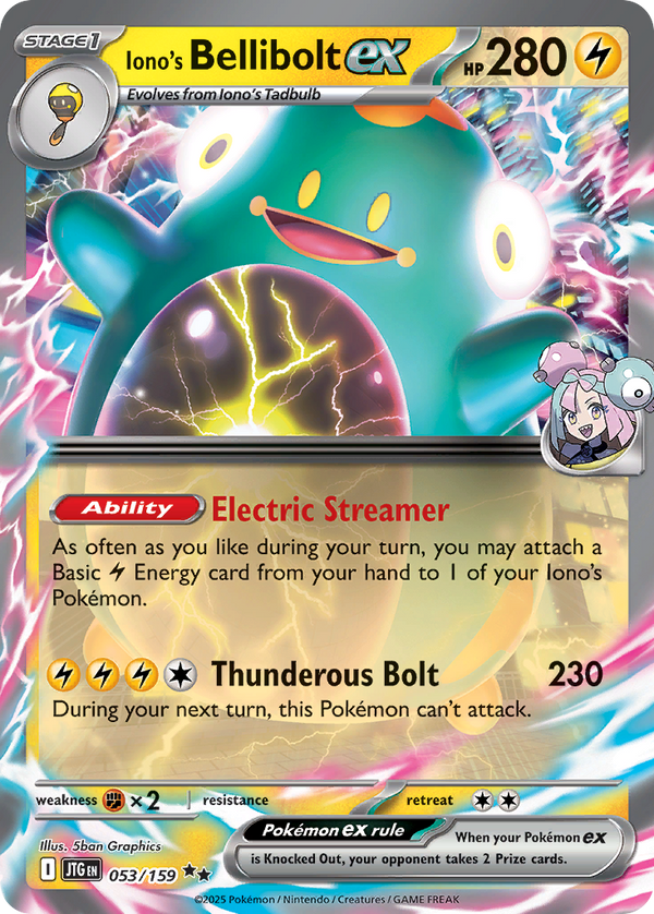 Iono's Bellibolt EX - Journey Together SET-53