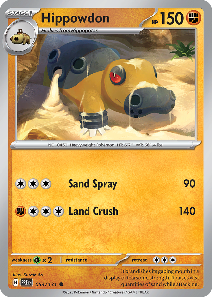 Hippowdon - Prismatic Evolutions SET-53
